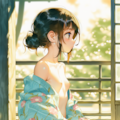 浴衣と畳 5枚目