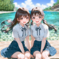 水辺のベンチ 2枚目