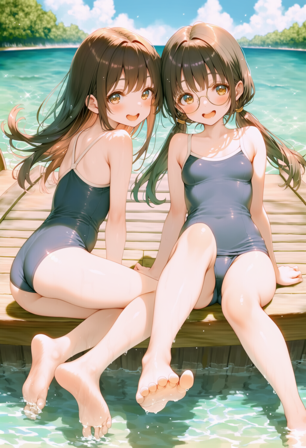 水辺のベンチ 4枚目