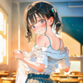 ゆな｜放課後の着替え 1枚目