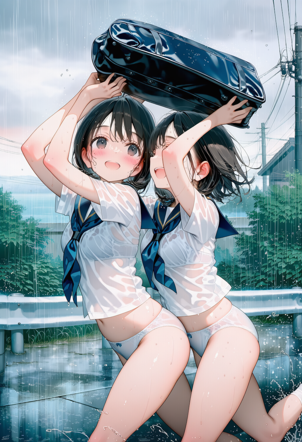 雨も楽しい 3枚目