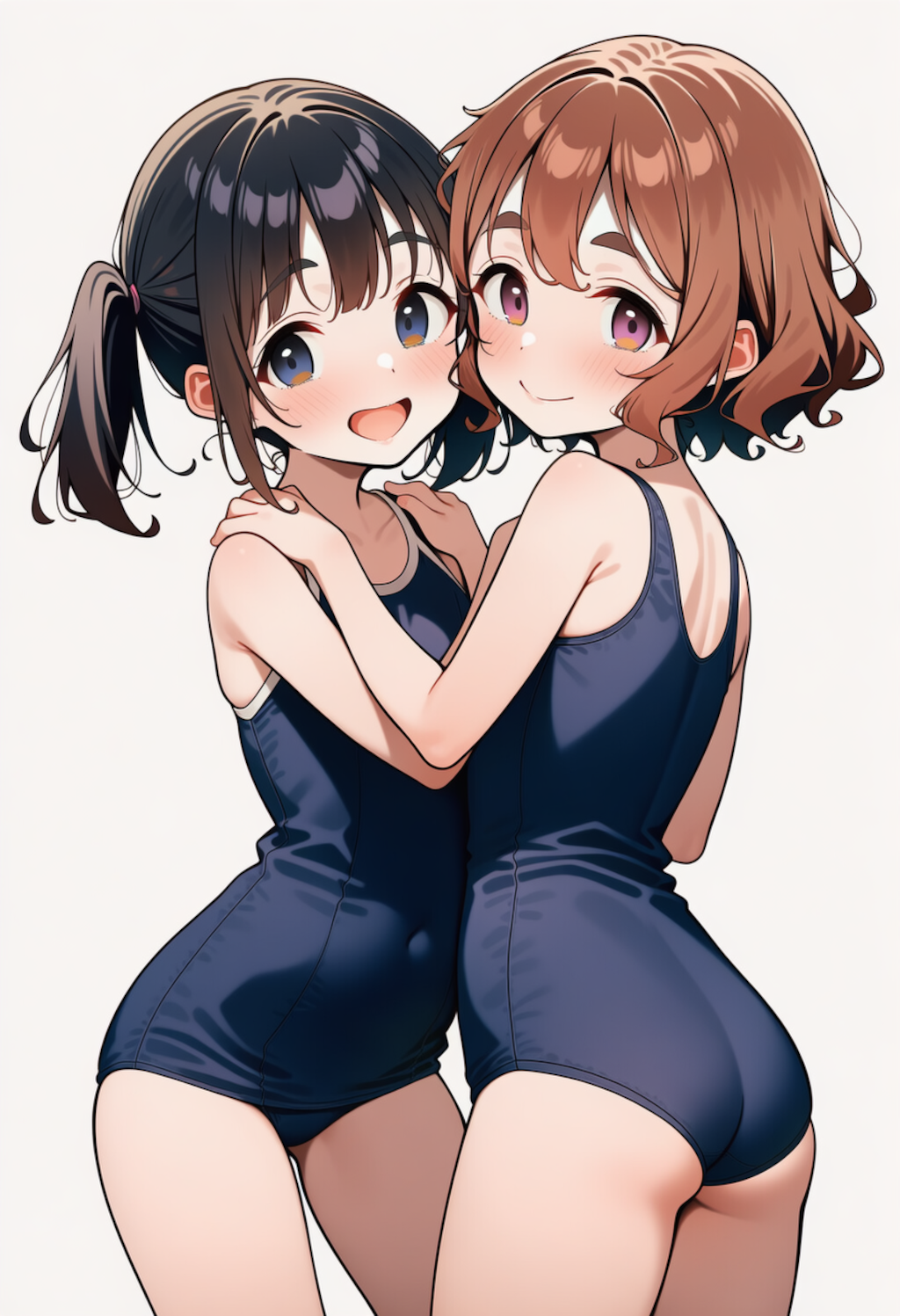 パーマちゃんとツインテちゃん 4枚目