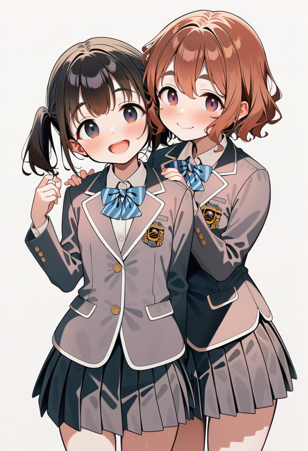 パーマちゃんとツインテちゃん 2枚目