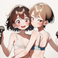 パーマちゃんとベリショちゃん 4枚目