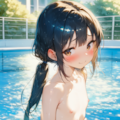プールで露出 7枚目