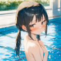 プールで露出 9枚目