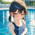 プールで露出 2枚目