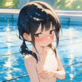 プールで露出 4枚目