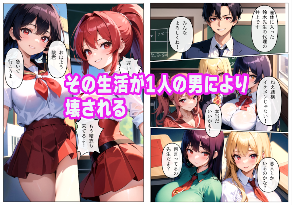 ヤリチン教師に狙われた幼馴染-序章- 3枚目