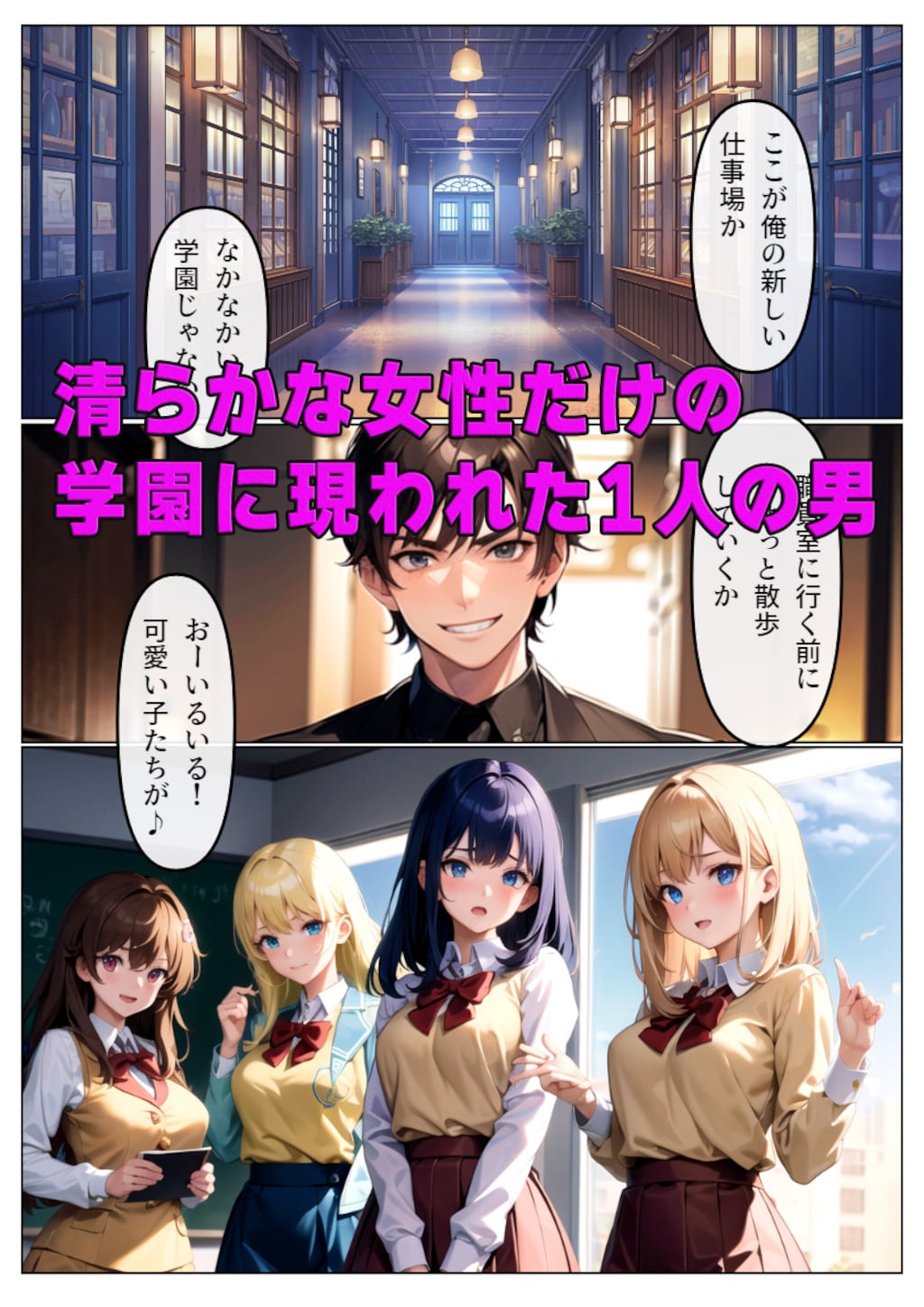 狙われた学園 清純な乙女が淫らに堕ちていく 2枚目