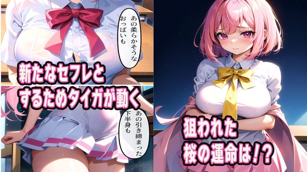 友人女子がヤリチン転校生に寝取られる セフレに変えられる彼女-真夜衣桜編- 4枚目
