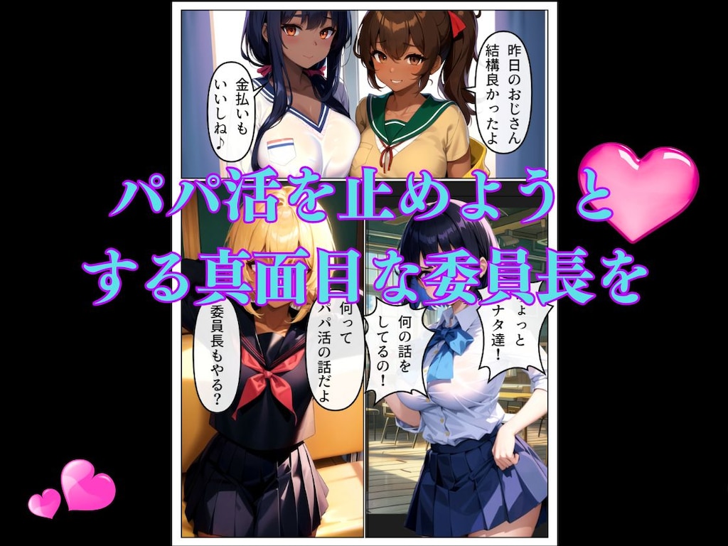 真面目な委員長がパパ活に堕ちる 4枚目