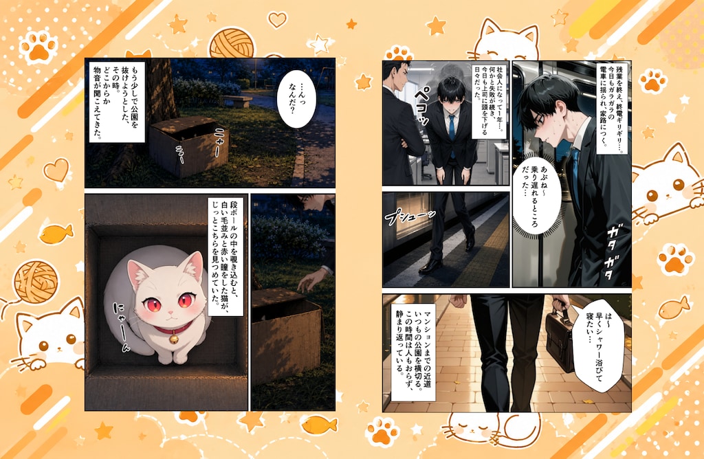 拾われた猫はご主人様に恩返しがしたい 2枚目