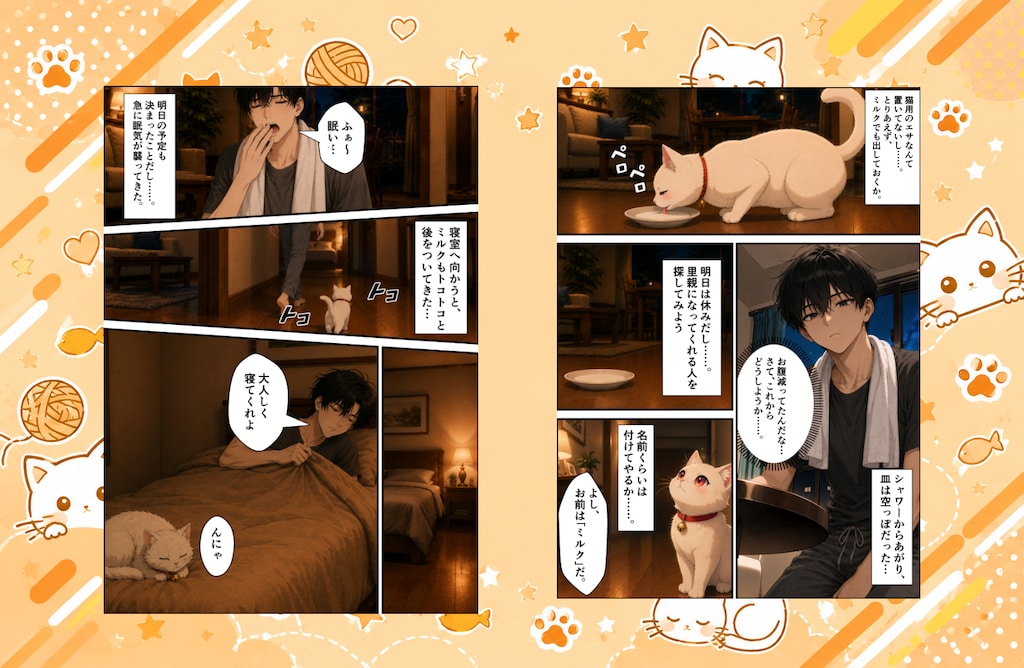拾われた猫はご主人様に恩返しがしたい 4枚目