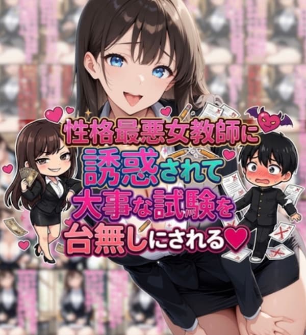 性格最悪女教師に誘惑されて大事な試験を台無しにされる❤︎
