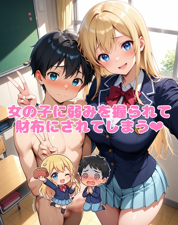 女の子に弱みを握られて財布にされてしまう❤︎