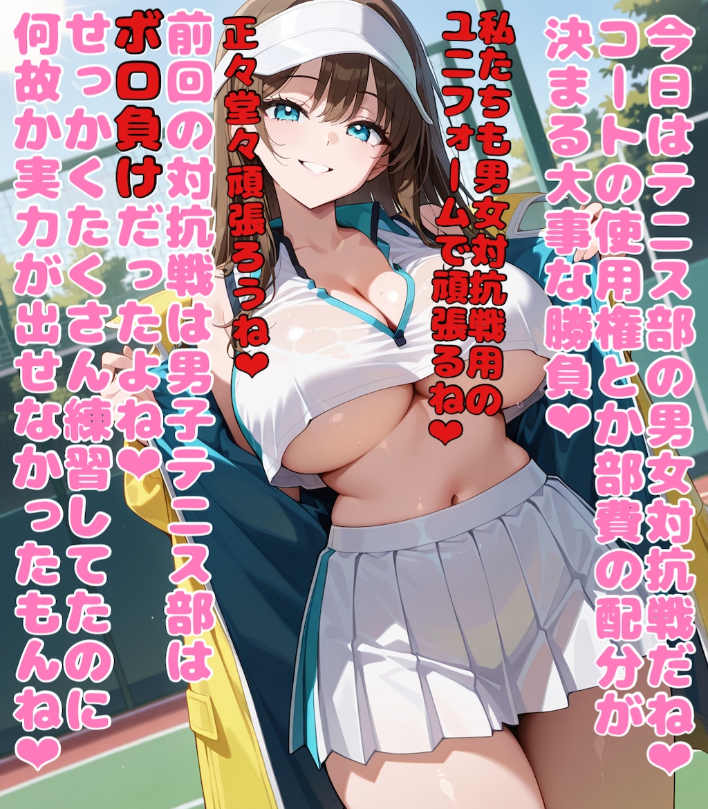 テニス部男女対抗戦