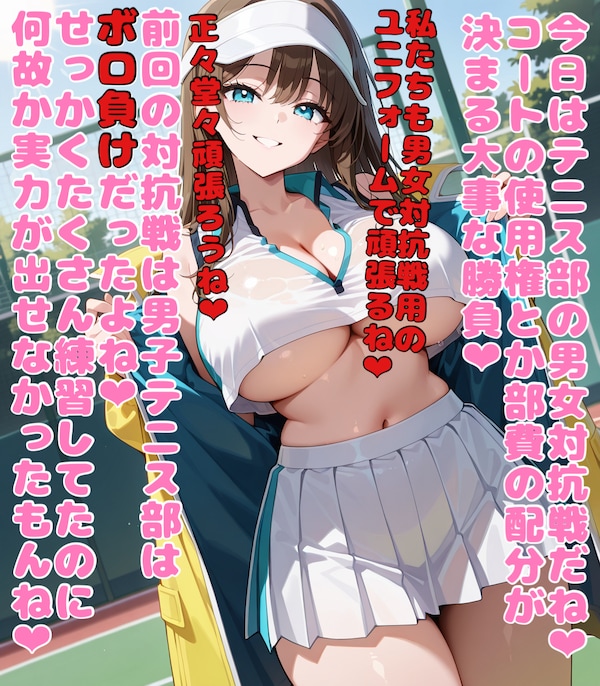 テニス部男女対抗戦
