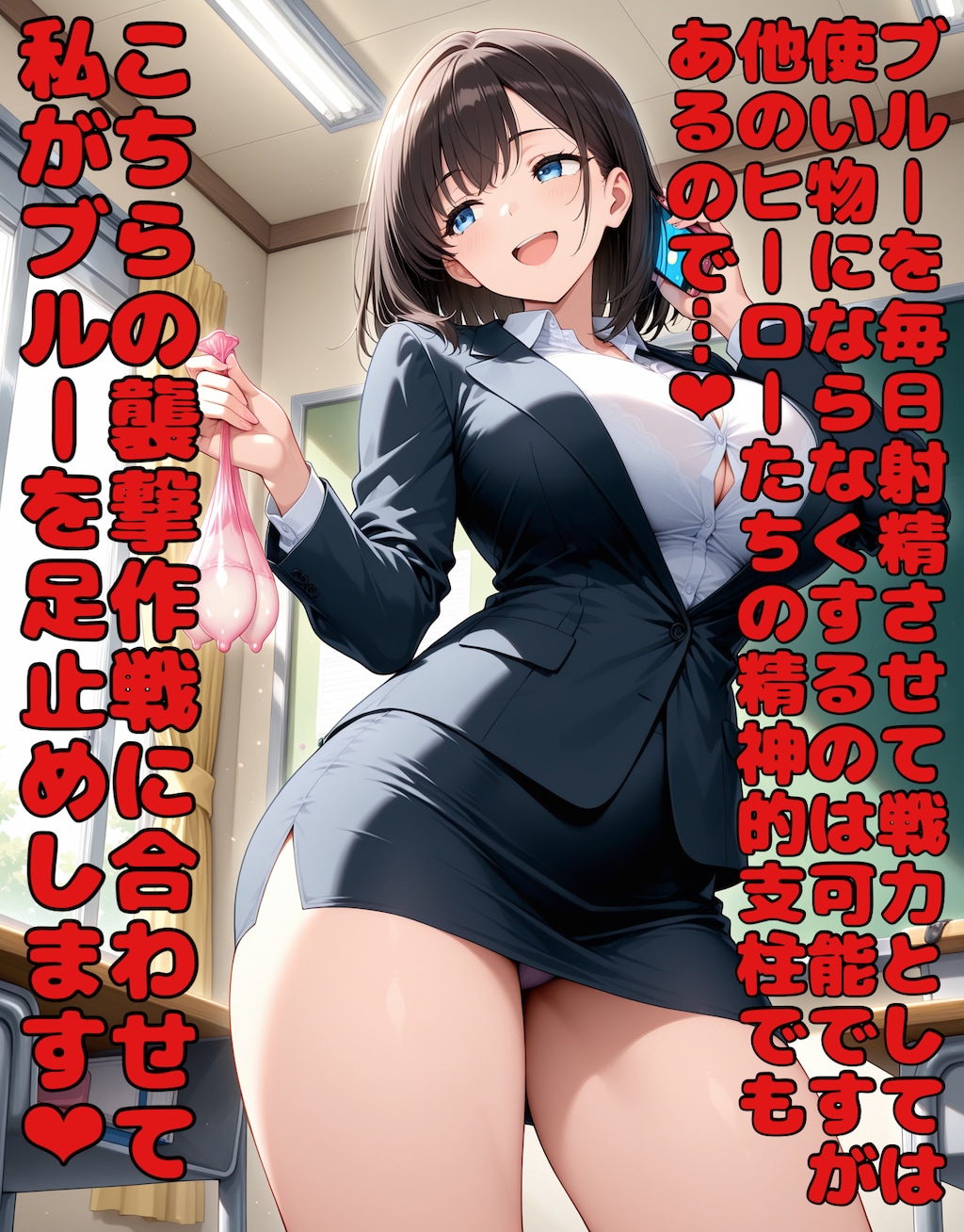 悪の組織の女スパイのブルーくん籠絡作戦❤︎ 8枚目