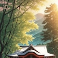 森の神社 8枚目