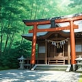 森の神社 1枚目