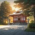 森の神社 9枚目