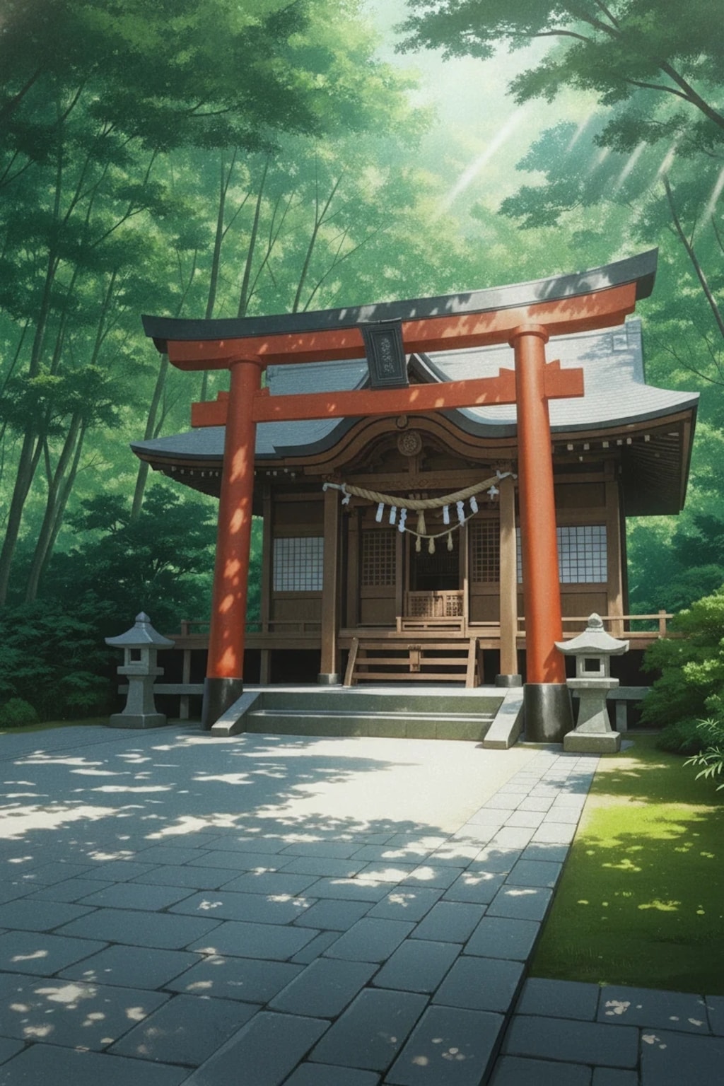 森の神社 2枚目