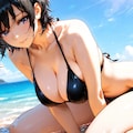 【9月20日まで半額！165円】私の水着、脱がせて？夏の開放感でヤりまくった1日【261枚】 2枚目