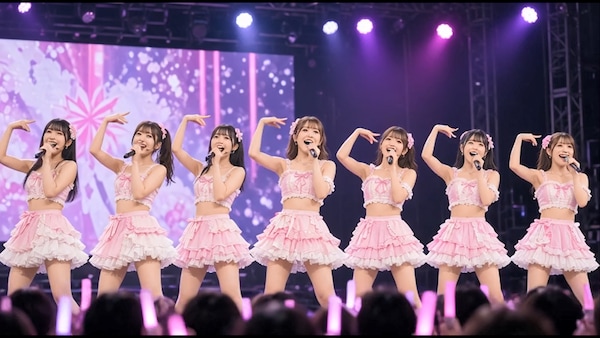 アイドル脱衣ライブ集1