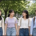 サンプル有！動画集「女子大生さん歩く(透視・脱衣)」 4枚目