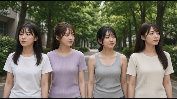 サンプル有！動画集「女子大生さん歩く(透視・脱衣)」