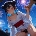 あの娘と夏夜の思い出 -浴衣露出の記録-（高画質423枚） 4枚目