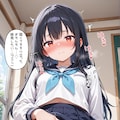 黒髪女子にパンツを見せてもらった+イタズラ 6枚目