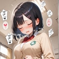 角オナニー、こすりつけオナニーに沼る黒髪女子（特典付き版） 2枚目