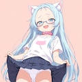 メ〇〇キ猫ちゃんおぱんつみせて 3枚目