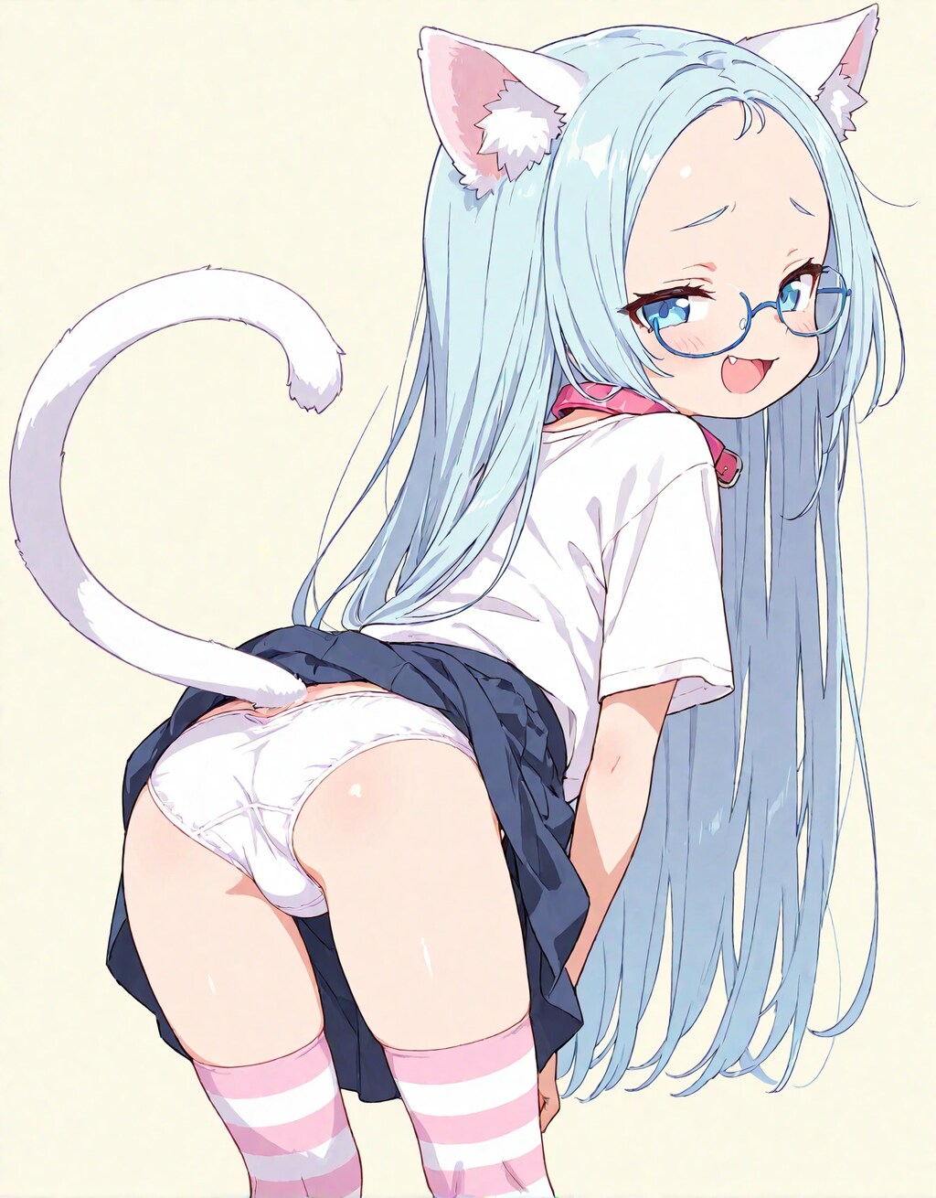 メ〇〇キ猫ちゃんおぱんつみせて 2枚目