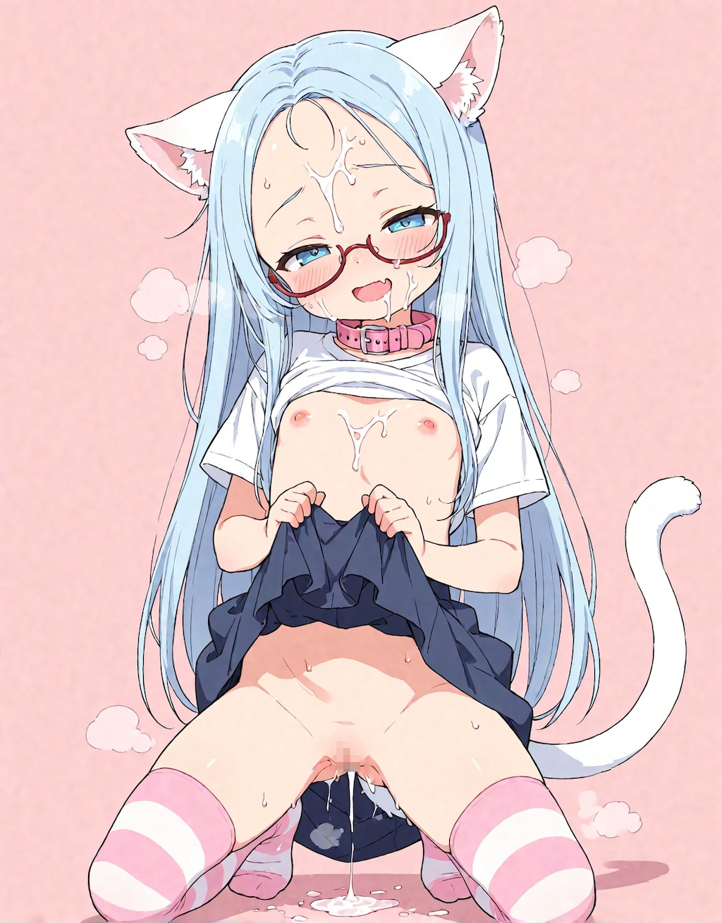 メ〇〇キ猫ちゃんおぱんつみせて 8枚目