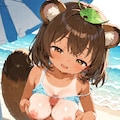 夏だ! タヌキさんのお口で遊ぼう!! 10枚目