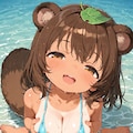 夏だ! タヌキさんのお口で遊ぼう!! 2枚目