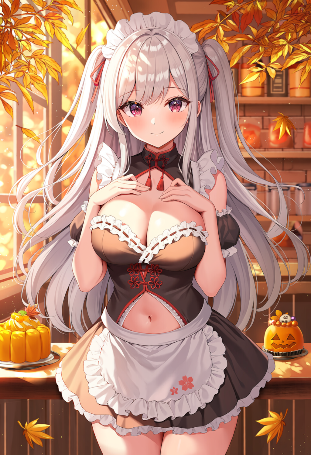 ハロウィンのメイド 2枚目