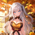 ハロウィンのメイド 1枚目