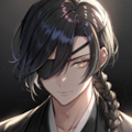 三つ編み男子 2枚目