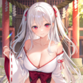 銀髪の巫女30枚セット 2枚目