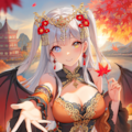 オレンジの中華ファンタジーの皇女 4枚目