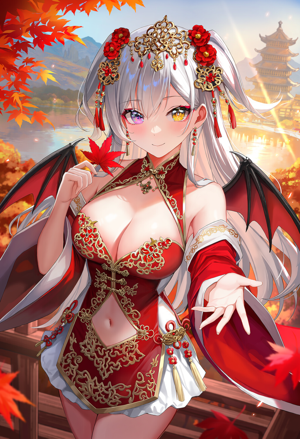 中華ファンタジーの悪魔の皇女 1枚目