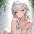 白雪 - 白い壁 - ヌードイラスト集 12枚目