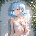 葵 - 白い壁 - ヌードイラスト集 6枚目