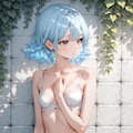 葵 - 白い壁 - ヌードイラスト集 7枚目