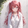朱音 - 白い壁 - ヌードイラスト集 3枚目