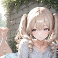 紬 - 白い壁 - ヌードイラスト集 2枚目